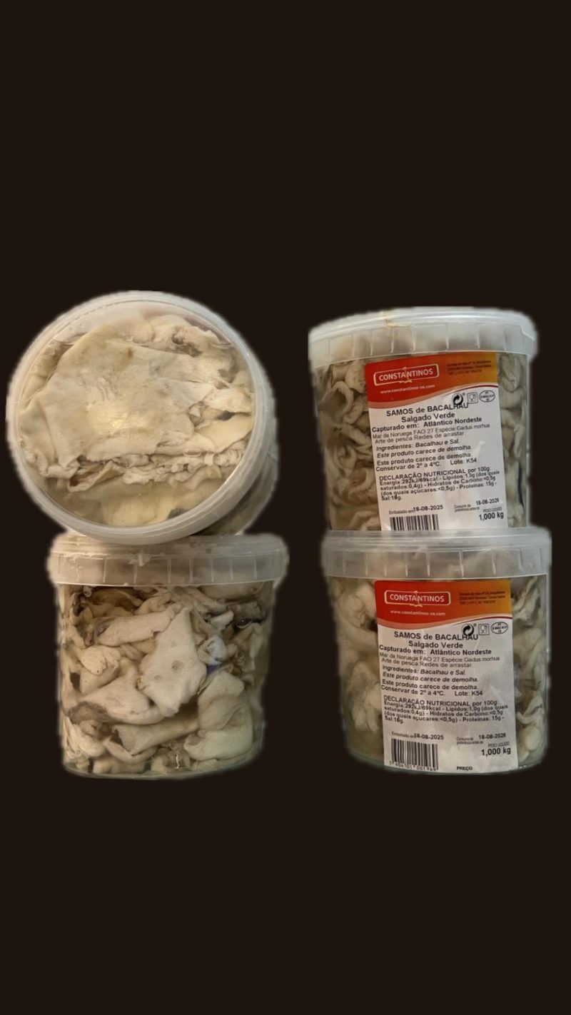 Samos de Bacalhau (embalagem 1kg)